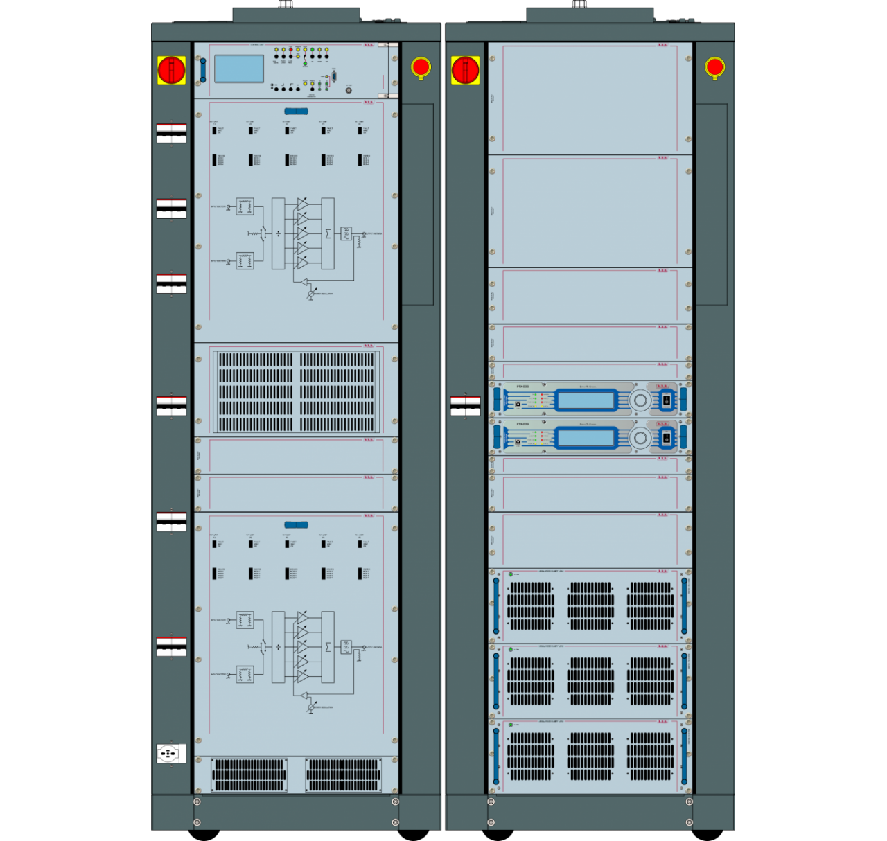 R.V.R. Elettronica - Broadcast Systems - FM STATIONS - TX-KSS PLUG-IN  SERIES - UP TO 32.000W - TX20KSS PLUG-IN