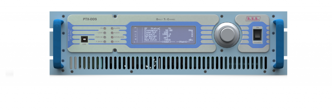 RVR TEX 100 LCD/S FM Transmitter (100W/MPX/2HE)